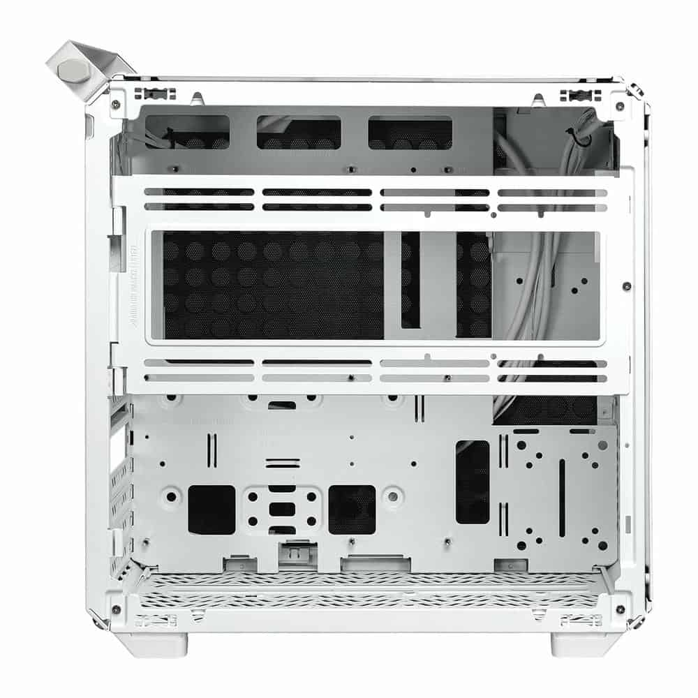 (image for) Cooler Master Qube 500 Flatpack White Tempered Glass Mid-Tower ATX Case